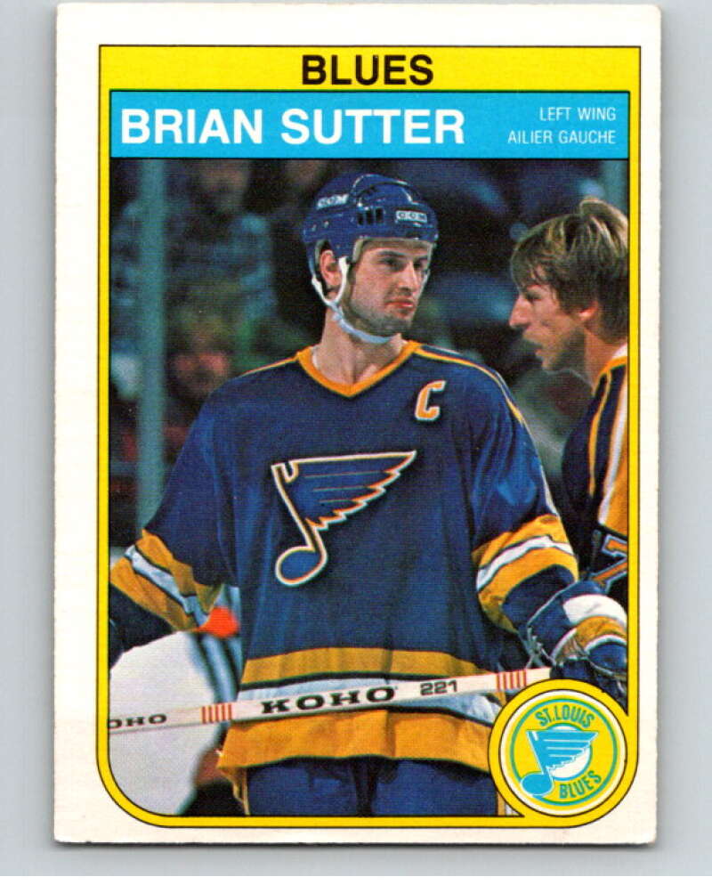 1982-83 O-Pee-Chee #311 Brian Sutter St. Louis Blues V59268 Image 1