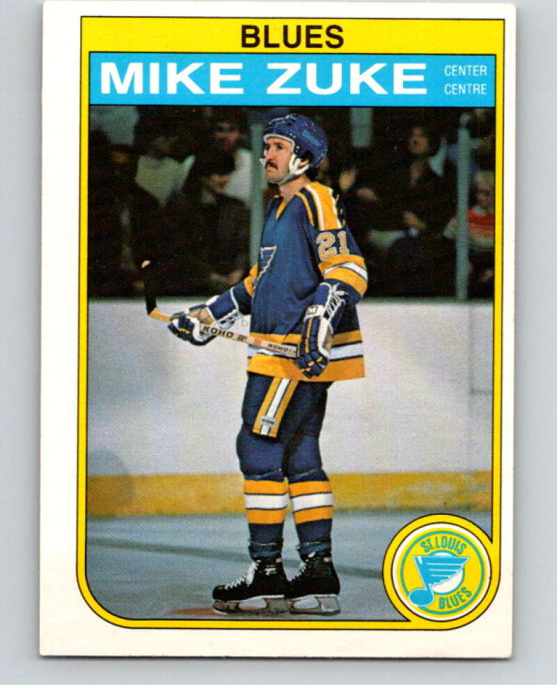 1982-83 O-Pee-Chee #313 Mike Zuke St. Louis Blues V59280 Image 1