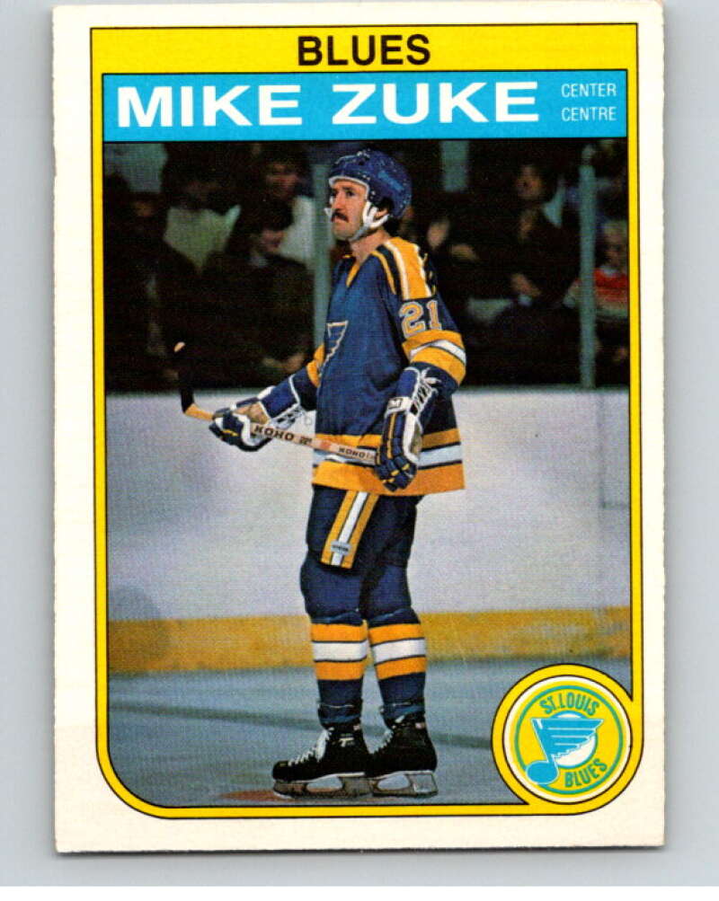 1982-83 O-Pee-Chee #313 Mike Zuke St. Louis Blues V59283 Image 1