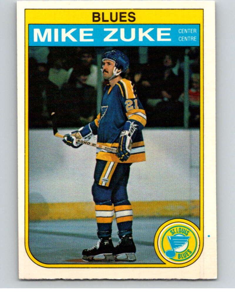 1982-83 O-Pee-Chee #313 Mike Zuke St. Louis Blues V59284 Image 1