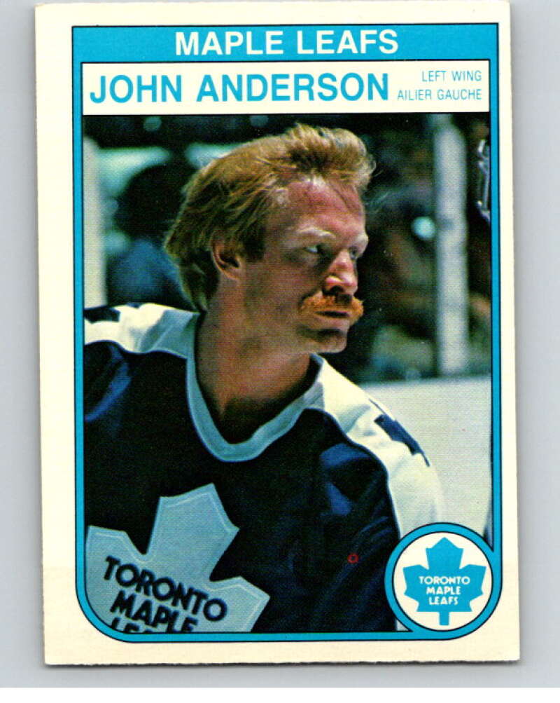 1982-83 O-Pee-Chee #315 John Anderson RC Rookie Toronto Maple Leafs V59298 Image 1