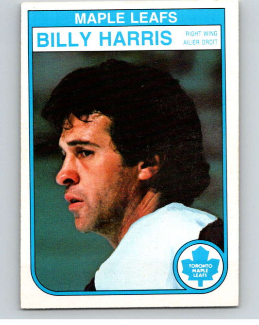 1982-83 O-Pee-Chee #322 Billy Harris  Toronto Maple Leafs  V59346 Image 1