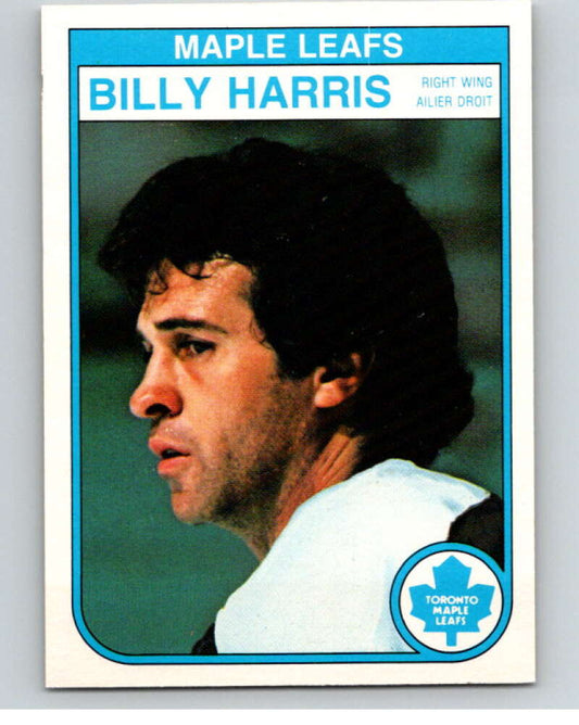 1982-83 O-Pee-Chee #322 Billy Harris  Toronto Maple Leafs  V59348 Image 1