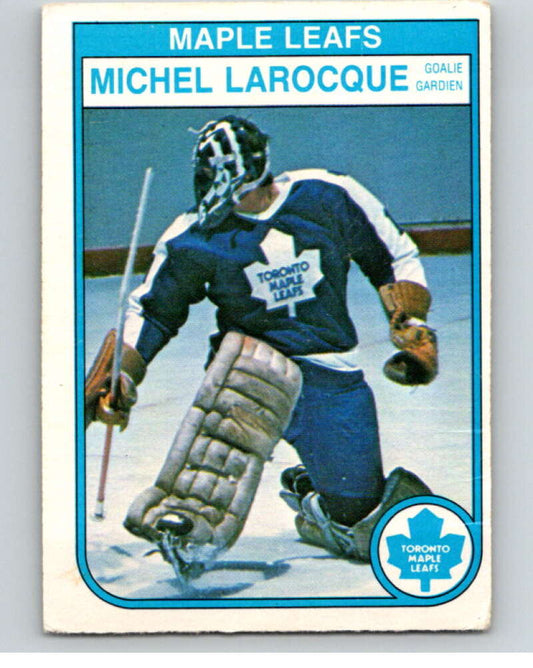 1982-83 O-Pee-Chee #324 Michel Larocque  Toronto Maple Leafs  V59358 Image 1