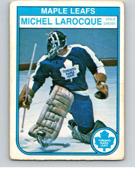 1982-83 O-Pee-Chee #324 Michel Larocque  Toronto Maple Leafs  V59359 Image 1