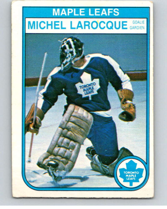 1982-83 O-Pee-Chee #324 Michel Larocque  Toronto Maple Leafs  V59360 Image 1