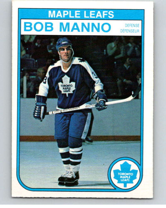 1982-83 O-Pee-Chee #325 Bob Manno  Toronto Maple Leafs  V59361 Image 1
