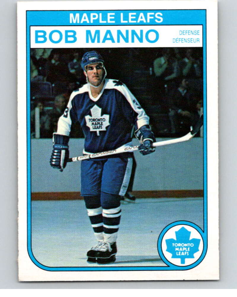 1982-83 O-Pee-Chee #325 Bob Manno Toronto Maple Leafs V59362 Image 1
