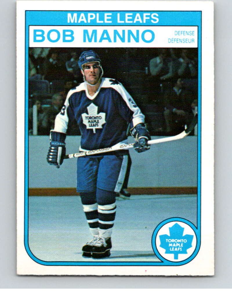 1982-83 O-Pee-Chee #325 Bob Manno Toronto Maple Leafs V59363 Image 1