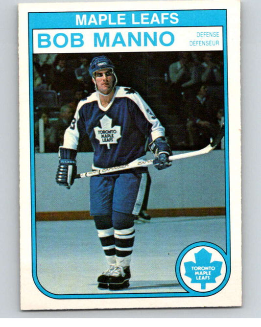 1982-83 O-Pee-Chee #325 Bob Manno  Toronto Maple Leafs  V59364 Image 1