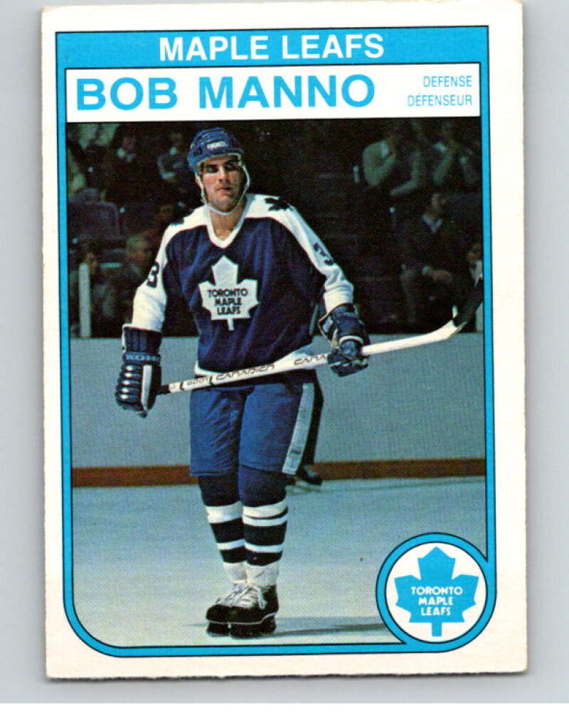 1982-83 O-Pee-Chee #325 Bob Manno Toronto Maple Leafs V59365 Image 1