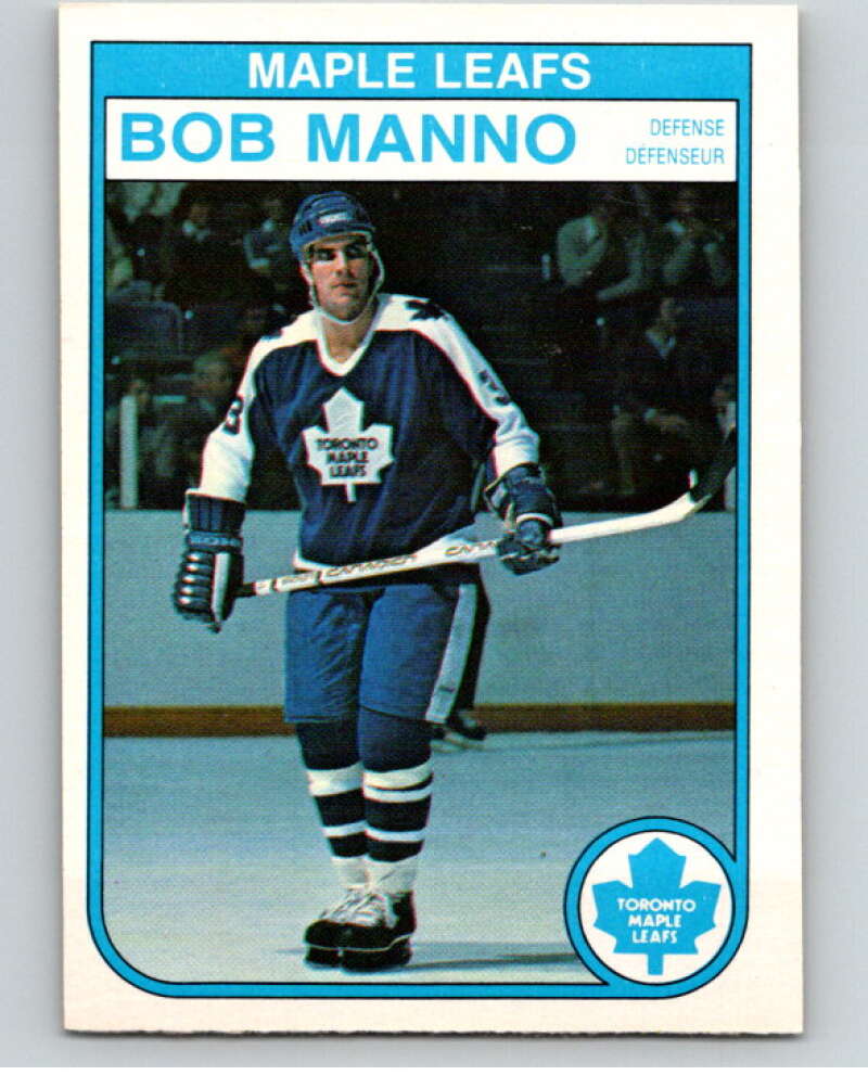 1982-83 O-Pee-Chee #325 Bob Manno Toronto Maple Leafs V59367 Image 1