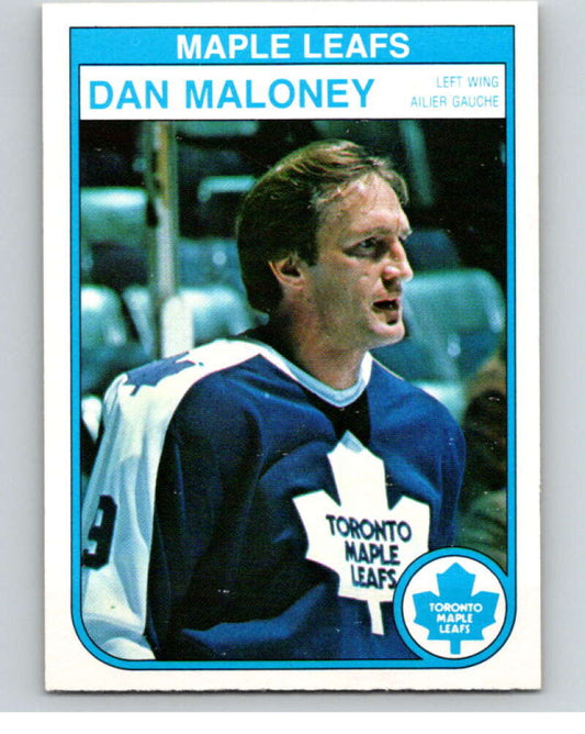 1982-83 O-Pee-Chee #326 Dan Maloney  Toronto Maple Leafs  V59368 Image 1