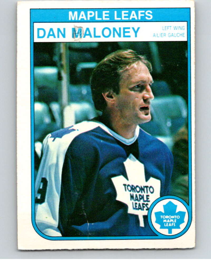 1982-83 O-Pee-Chee #326 Dan Maloney Toronto Maple Leafs V59369 Image 1