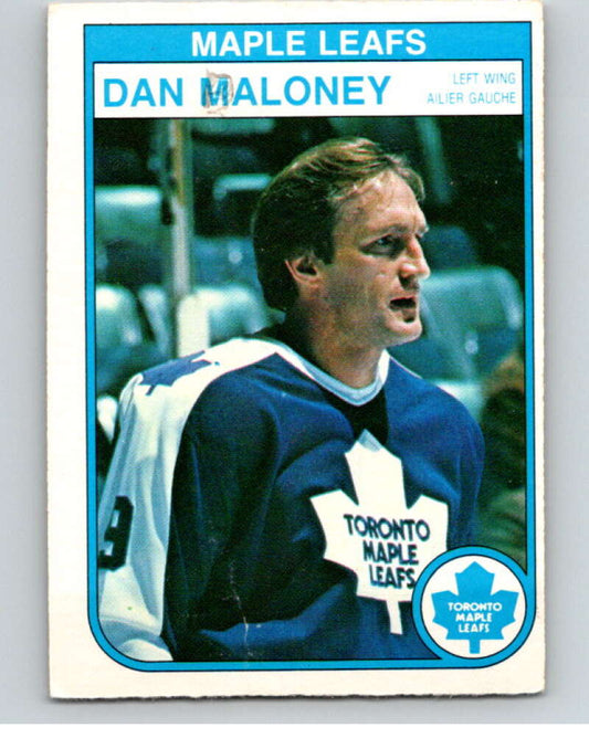 1982-83 O-Pee-Chee #326 Dan Maloney  Toronto Maple Leafs  V59369 Image 1