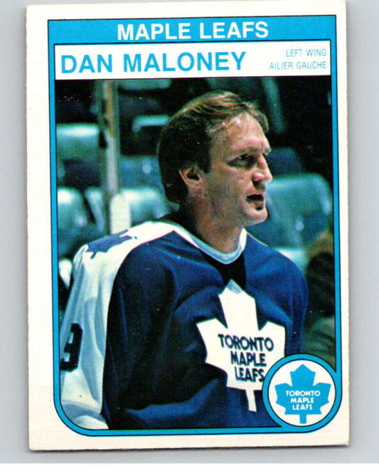 1982-83 O-Pee-Chee #326 Dan Maloney  Toronto Maple Leafs  V59370 Image 1