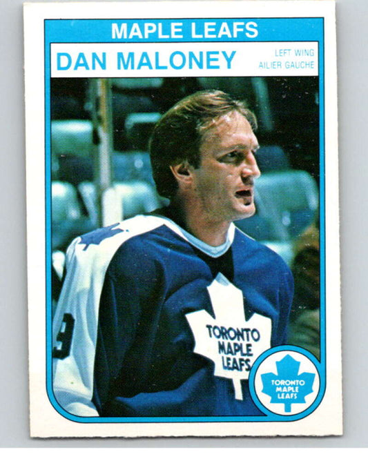 1982-83 O-Pee-Chee #326 Dan Maloney  Toronto Maple Leafs  V59372 Image 1