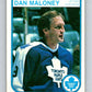 1982-83 O-Pee-Chee #326 Dan Maloney  Toronto Maple Leafs  V59373 Image 1