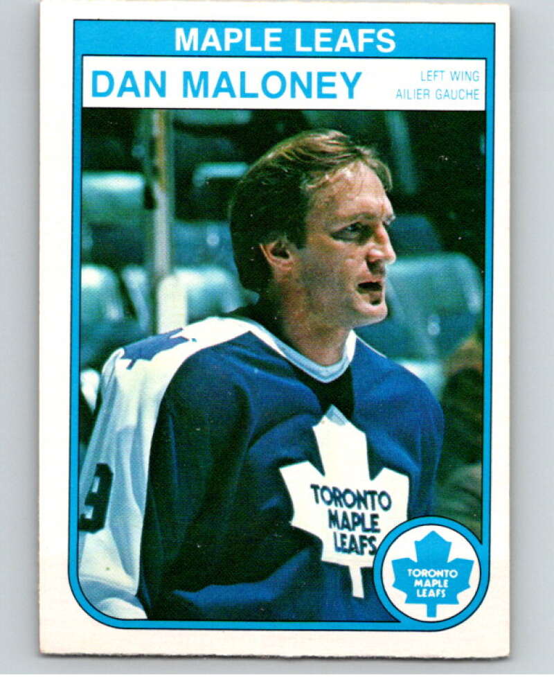 1982-83 O-Pee-Chee #326 Dan Maloney Toronto Maple Leafs V59374 Image 1