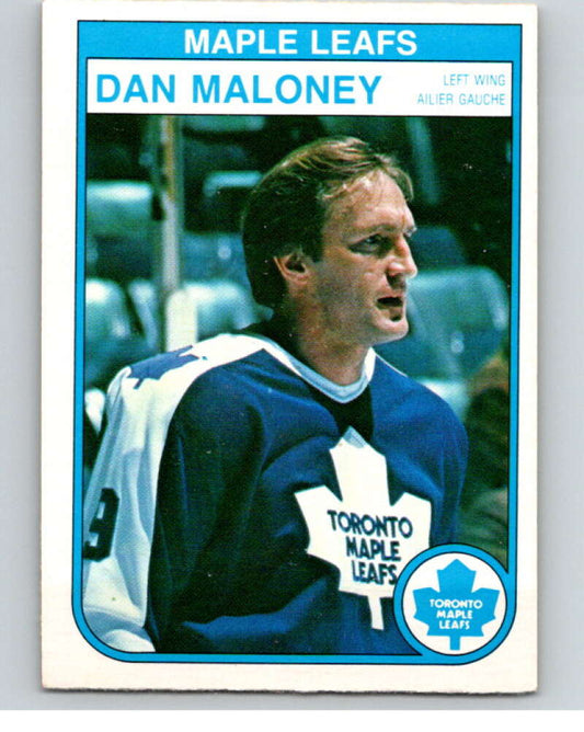 1982-83 O-Pee-Chee #326 Dan Maloney  Toronto Maple Leafs  V59374 Image 1