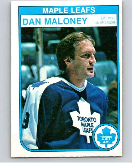 1982-83 O-Pee-Chee #326 Dan Maloney  Toronto Maple Leafs  V59376 Image 1