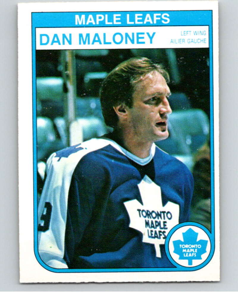 1982-83 O-Pee-Chee #326 Dan Maloney Toronto Maple Leafs V59377 Image 1