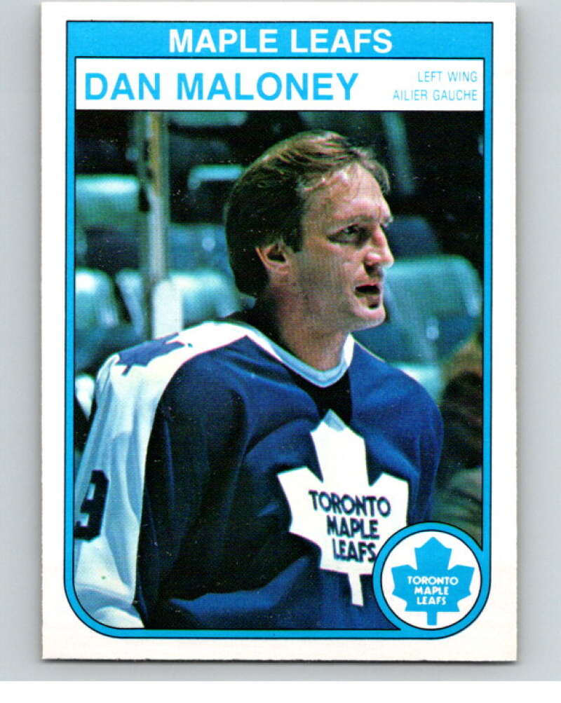 1982-83 O-Pee-Chee #326 Dan Maloney Toronto Maple Leafs V59378 Image 1