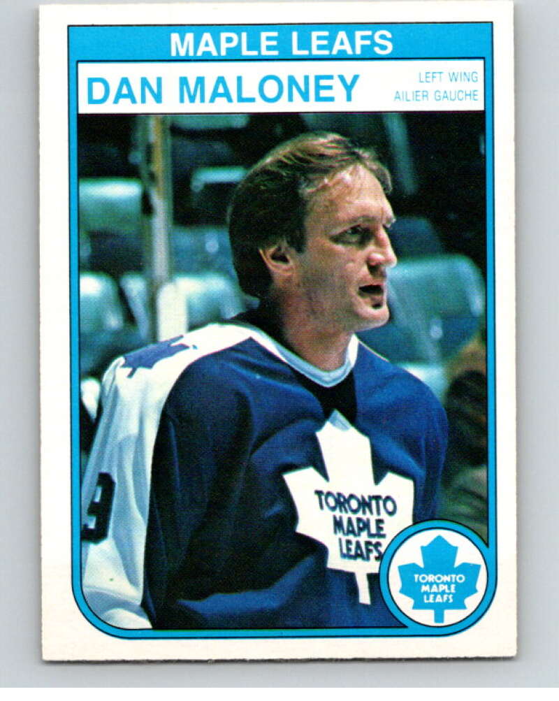1982-83 O-Pee-Chee #326 Dan Maloney Toronto Maple Leafs V59379 Image 1