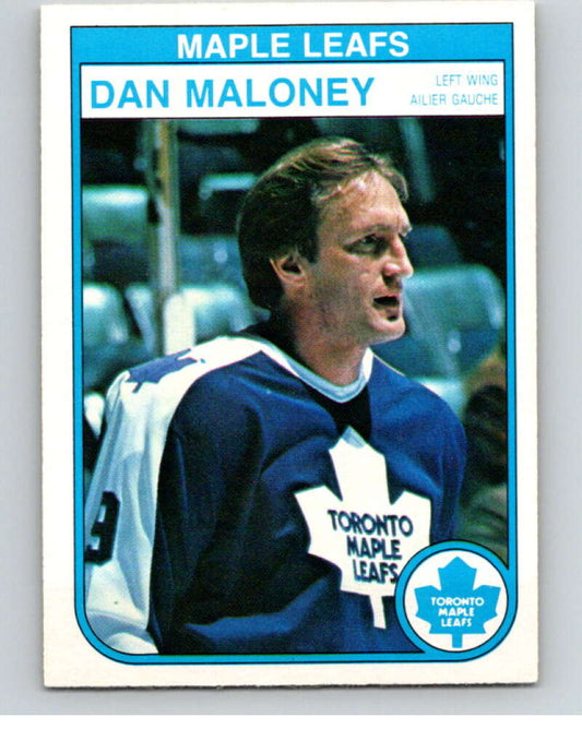 1982-83 O-Pee-Chee #326 Dan Maloney  Toronto Maple Leafs  V59379 Image 1