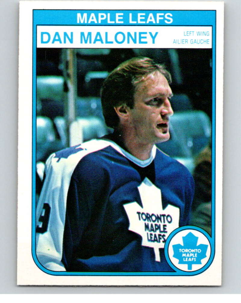 1982-83 O-Pee-Chee #326 Dan Maloney Toronto Maple Leafs V59380 Image 1