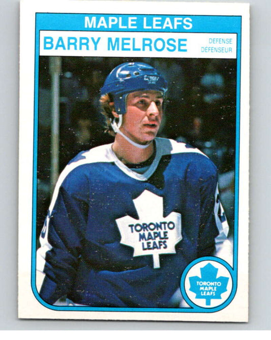 1982-83 O-Pee-Chee #328 Barry Melrose  Toronto Maple Leafs  V59387 Image 1