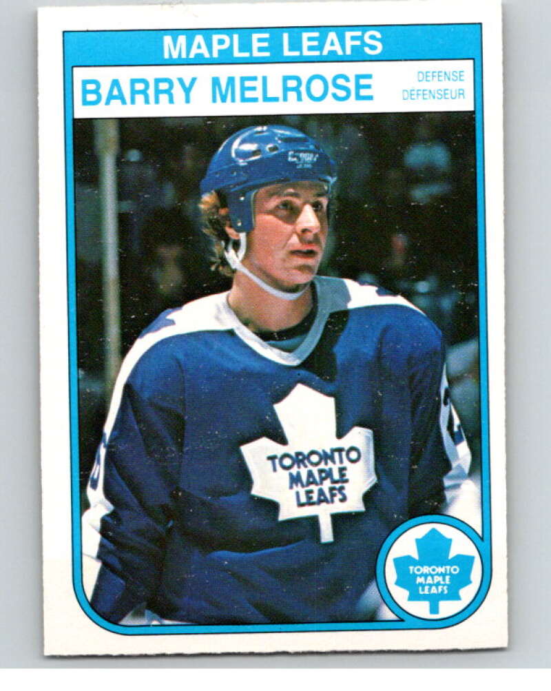 1982-83 O-Pee-Chee #328 Barry Melrose Toronto Maple Leafs V59389 Image 1