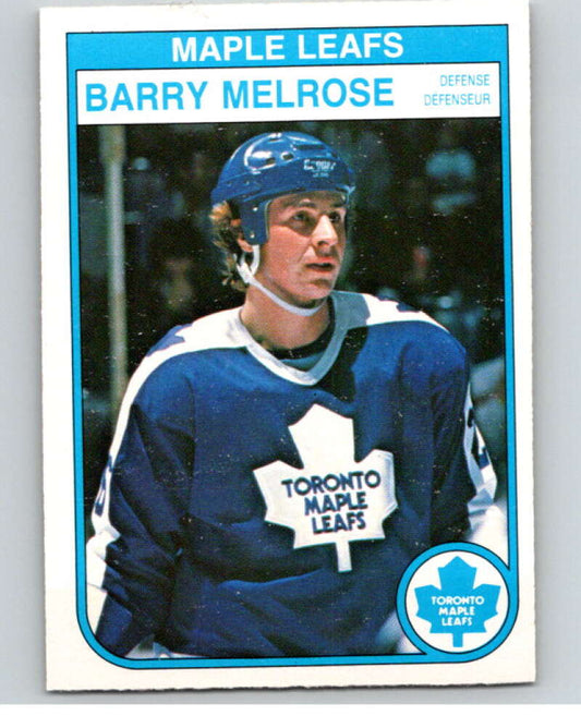 1982-83 O-Pee-Chee #328 Barry Melrose  Toronto Maple Leafs  V59389 Image 1