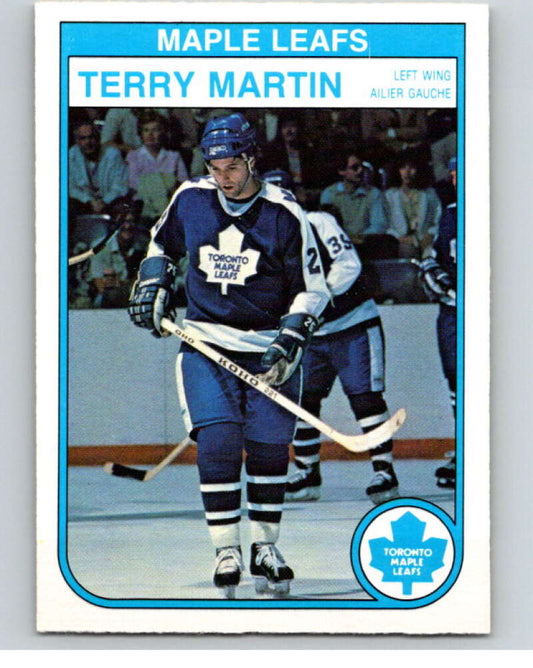 1982-83 O-Pee-Chee #329 Terry Martin  Toronto Maple Leafs  V59394 Image 1
