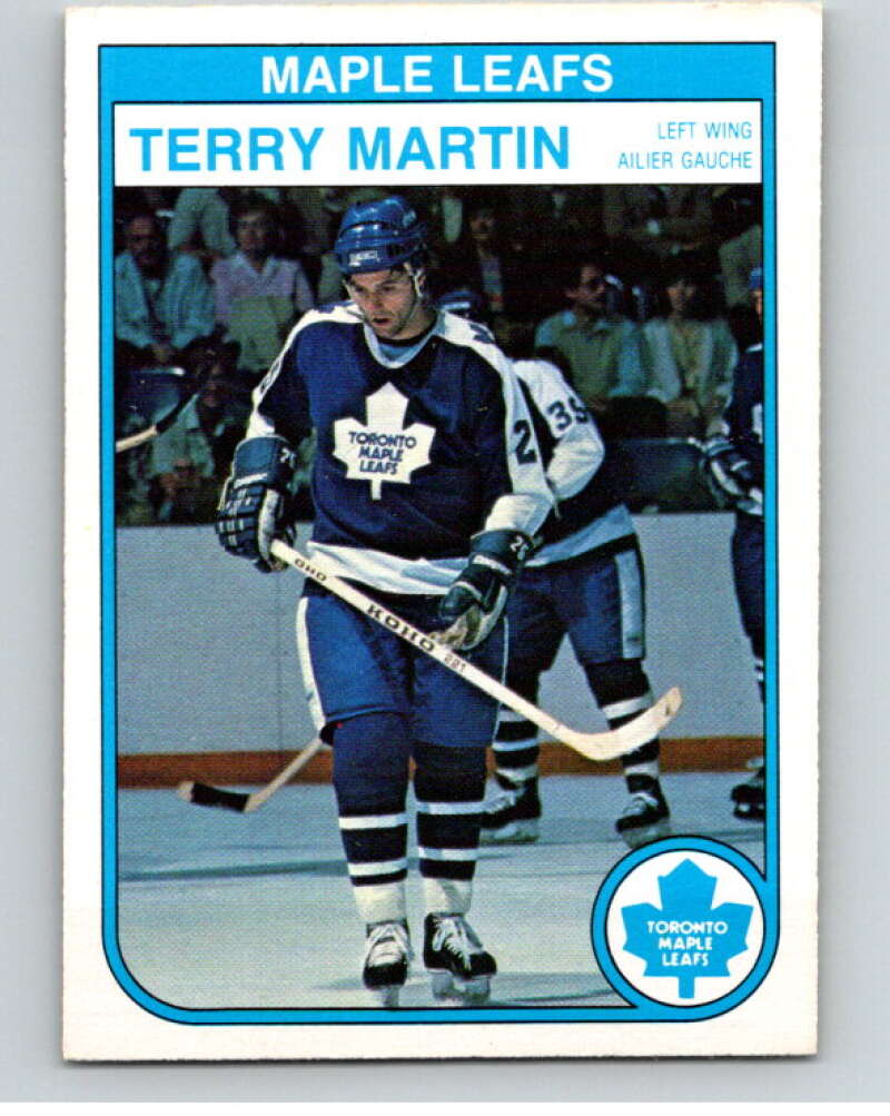 1982-83 O-Pee-Chee #329 Terry Martin Toronto Maple Leafs V59395 Image 1