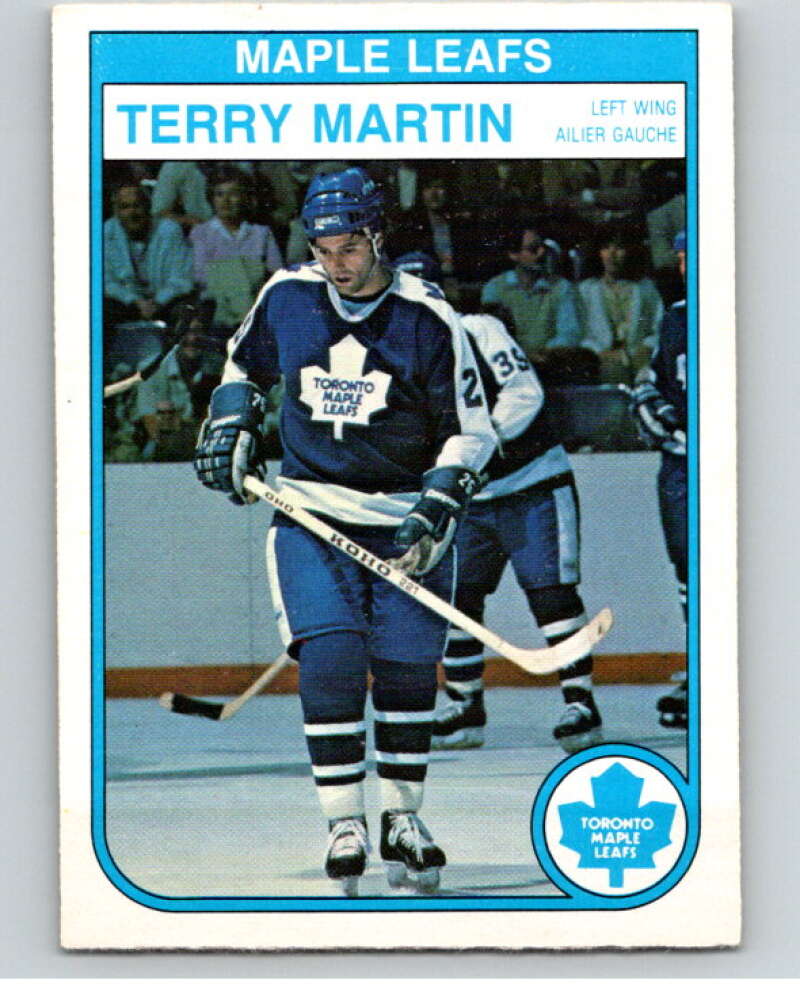 1982-83 O-Pee-Chee #329 Terry Martin Toronto Maple Leafs V59396 Image 1