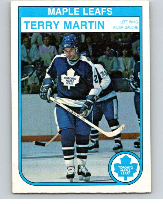 1982-83 O-Pee-Chee #329 Terry Martin  Toronto Maple Leafs  V59396 Image 1