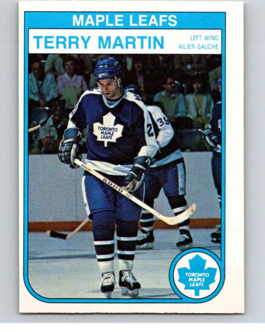 1982-83 O-Pee-Chee #329 Terry Martin  Toronto Maple Leafs  V59397 Image 1