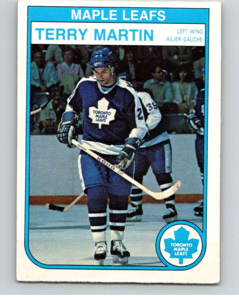 1982-83 O-Pee-Chee #329 Terry Martin Toronto Maple Leafs V59398 Image 1