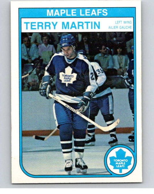 1982-83 O-Pee-Chee #329 Terry Martin  Toronto Maple Leafs  V59399 Image 1