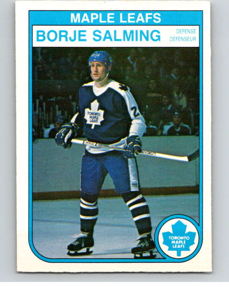 1982-83 O-Pee-Chee #332 Borje Salming Toronto Maple Leafs V59420 Image 1