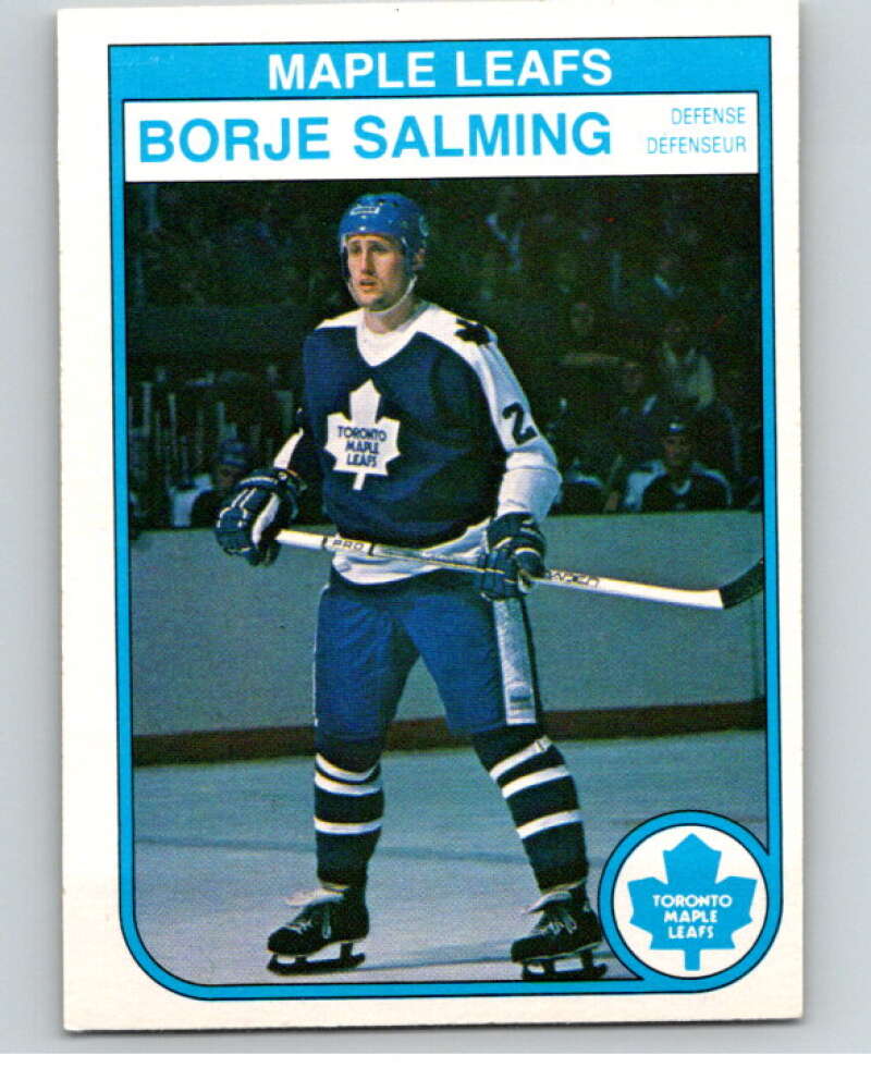 1982-83 O-Pee-Chee #332 Borje Salming Toronto Maple Leafs V59421 Image 1
