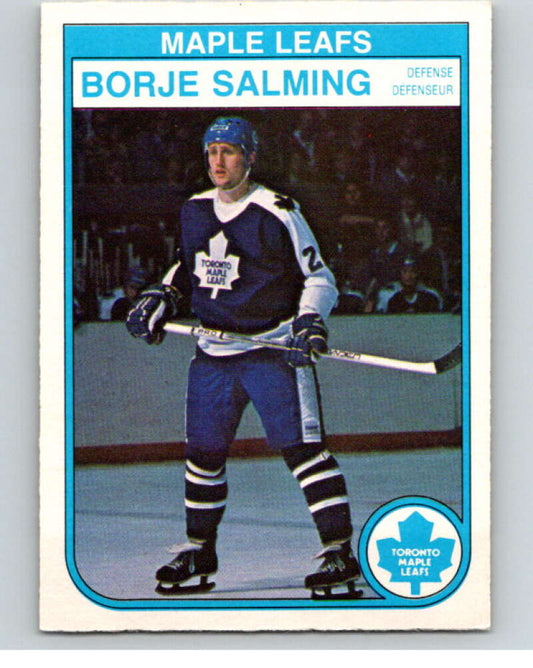 1982-83 O-Pee-Chee #332 Borje Salming  Toronto Maple Leafs  V59422 Image 1