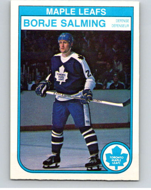 1982-83 O-Pee-Chee #332 Borje Salming  Toronto Maple Leafs  V59424 Image 1