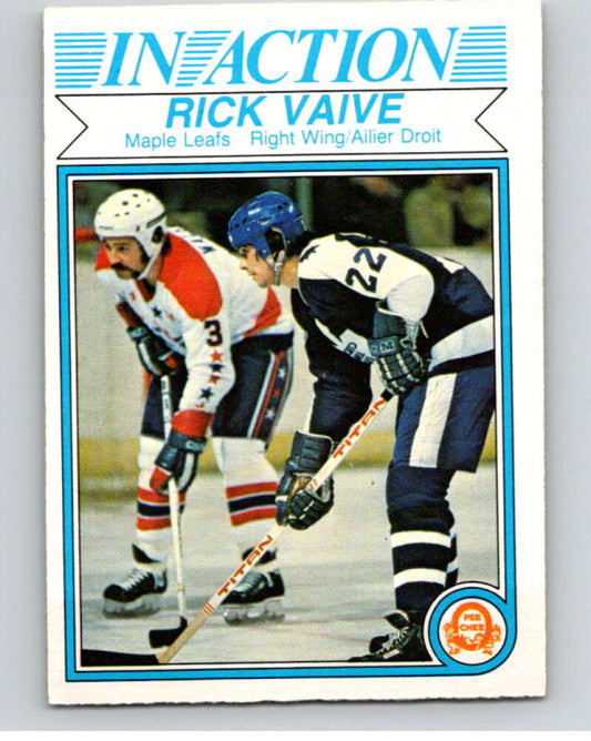 1982-83 O-Pee-Chee #336 Rick Vaive IA  Toronto Maple Leafs  V59448 Image 1