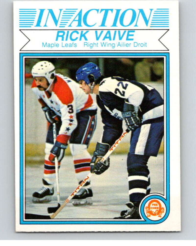 1982-83 O-Pee-Chee #336 Rick Vaive IA Toronto Maple Leafs V59450 Image 1