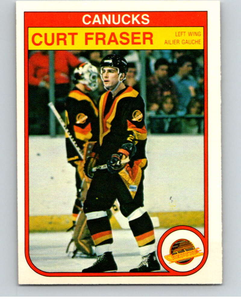 1982-83 O-Pee-Chee #343 Curt Fraser Vancouver Canucks V59503 Image 1