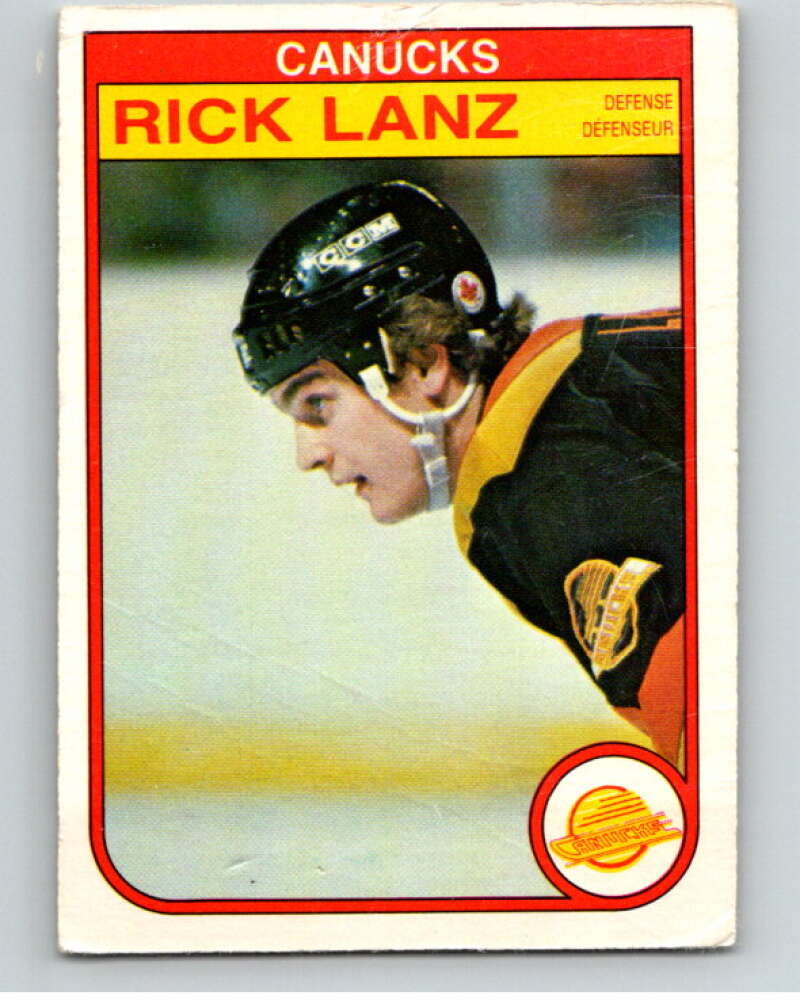 1982-83 O-Pee-Chee #348 Rick Lanz Vancouver Canucks V59541 Image 1