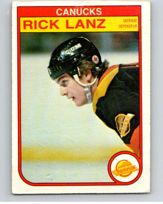 1982-83 O-Pee-Chee #348 Rick Lanz  Vancouver Canucks  V59541 Image 1