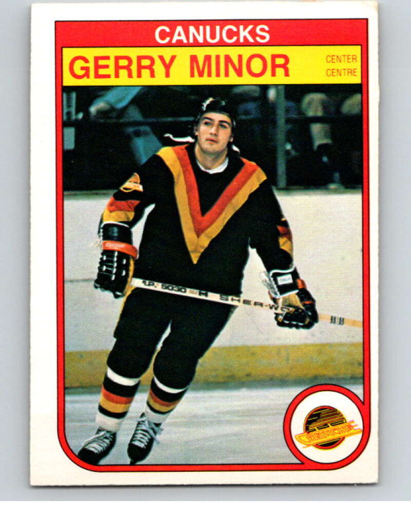 1982-83 O-Pee-Chee #352 Gerry Minor Vancouver Canucks V59563 Image 1